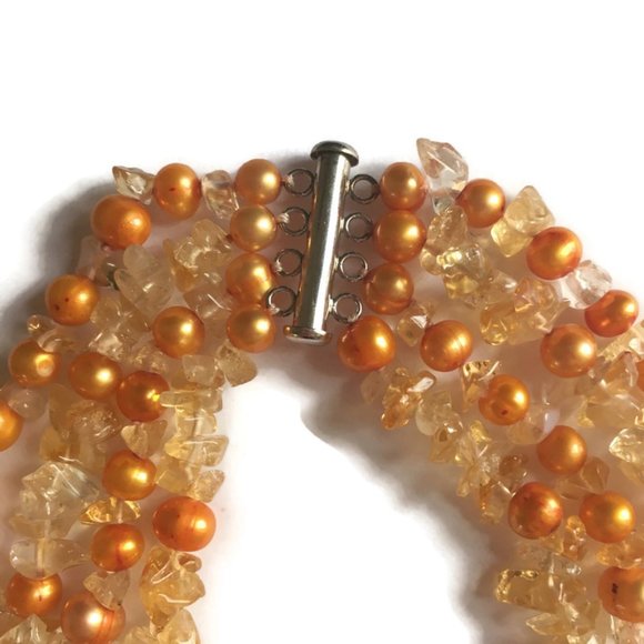 Ross Simons Twisted 6-6.5mm Gold Pearl Necklace - Picture 7 of 11